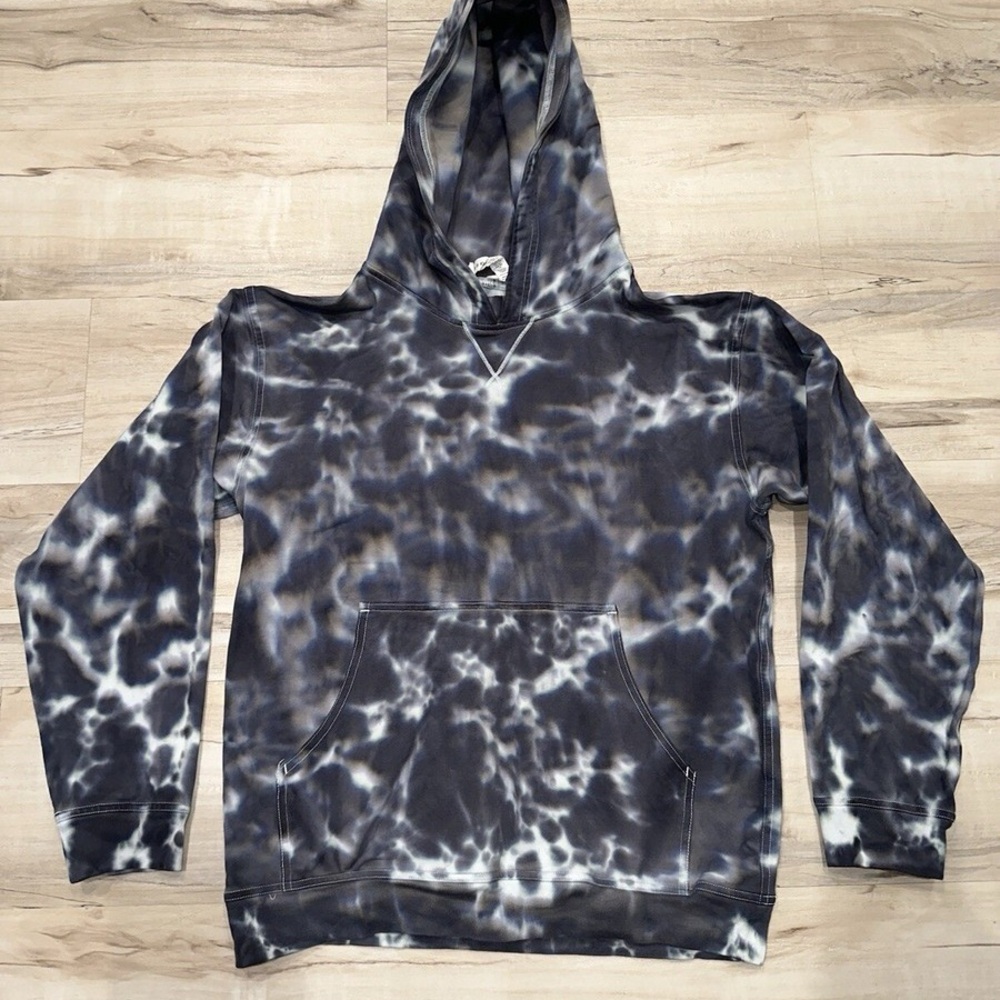 lululemon athletica Tie-Dye Pullover Hoodie in Black and White